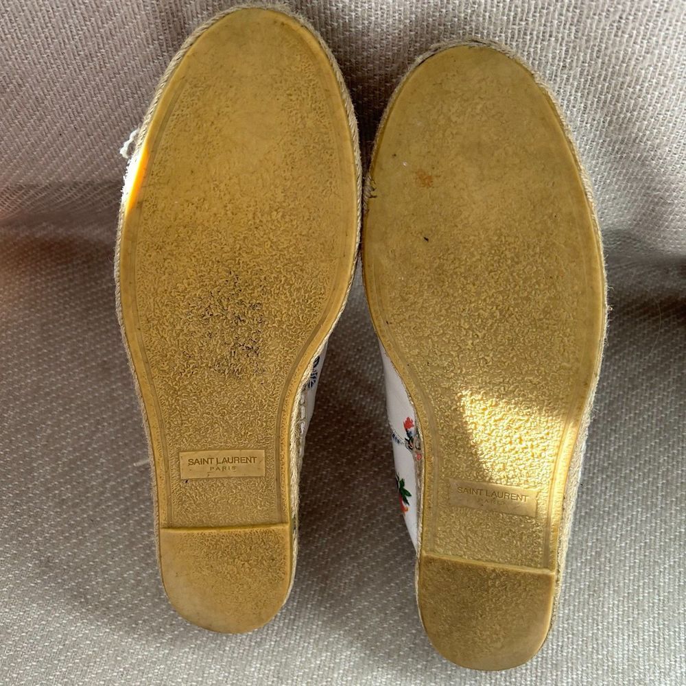 Yves Saint Laurent Prairie Floral Espadrille Sneakers - Picture 8 of 11